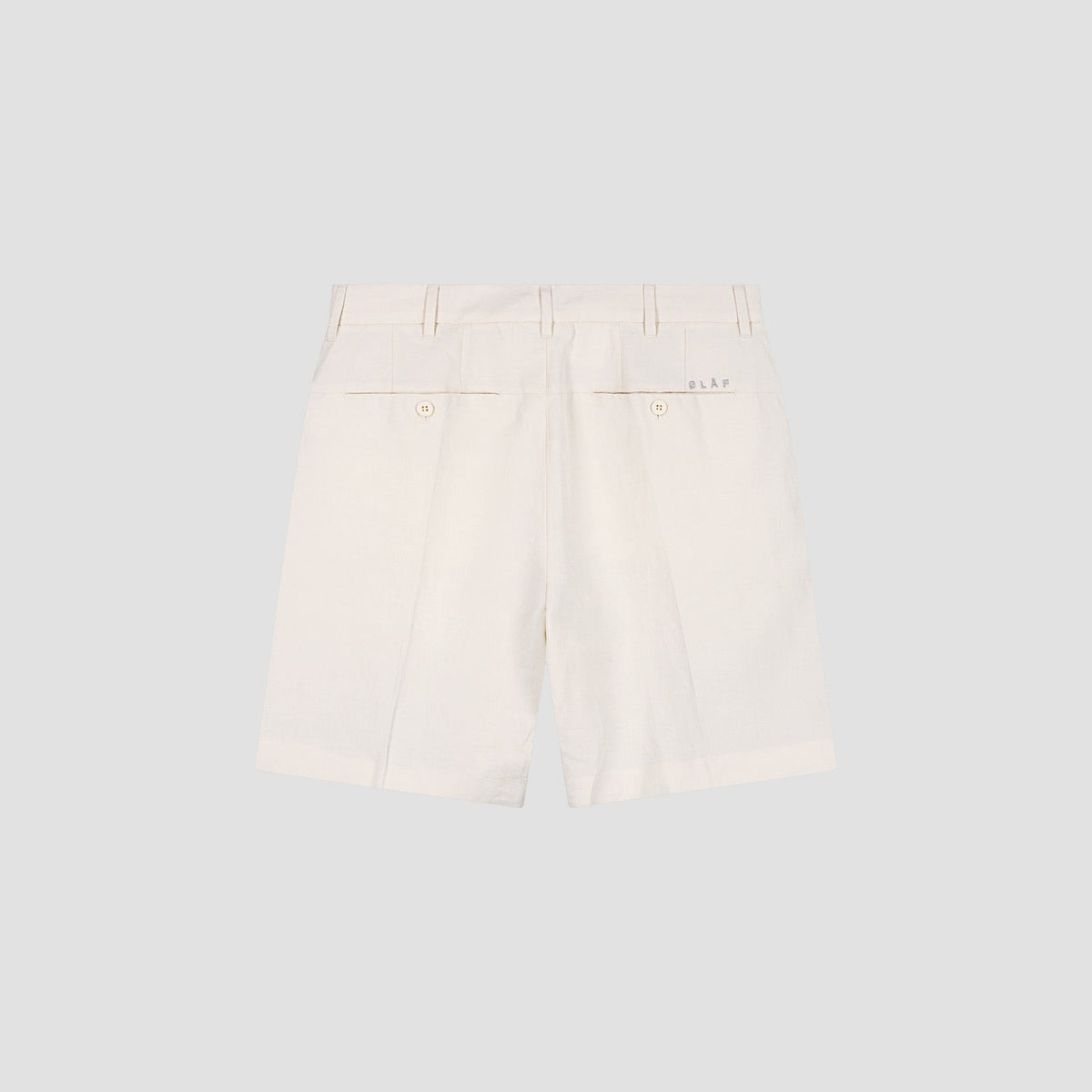 COTTON LINEN SHORTS | OFF WHITE