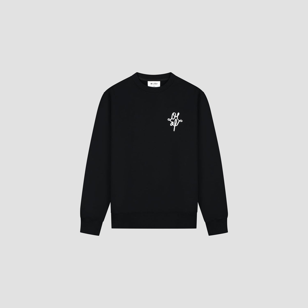 MONOGRAM GRAPHIC CREWNECK | BLACK