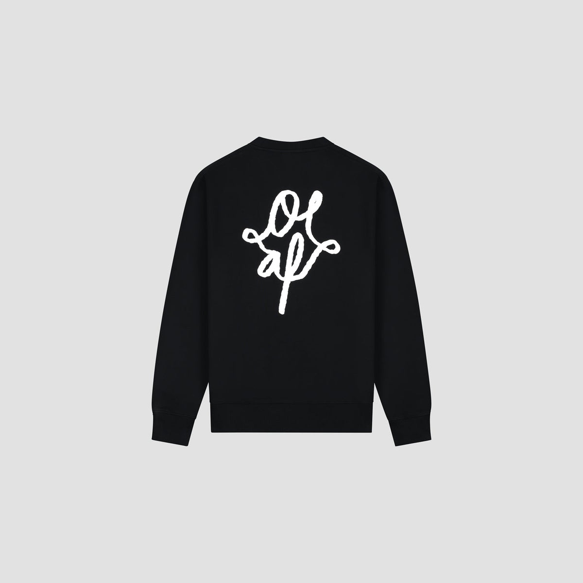 MONOGRAM GRAPHIC CREWNECK | BLACK