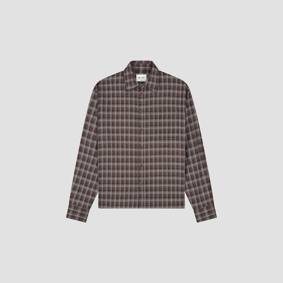 PLAID BOXY SHIRT | HOT FUDGE