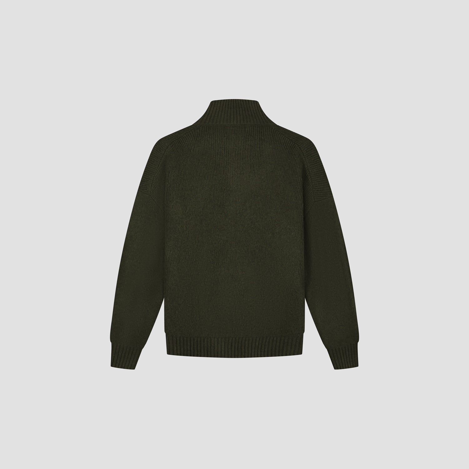 Signature Knitted Zip Mock