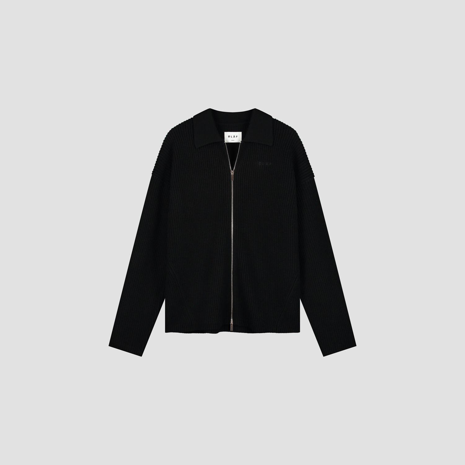 Knitted Zip Cardigan