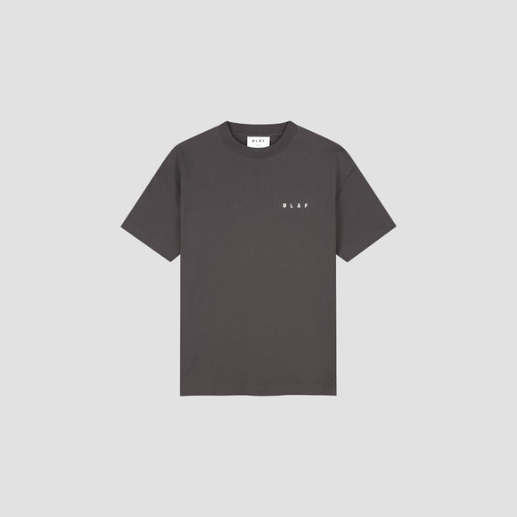Crafted Face Tee - Charcoal