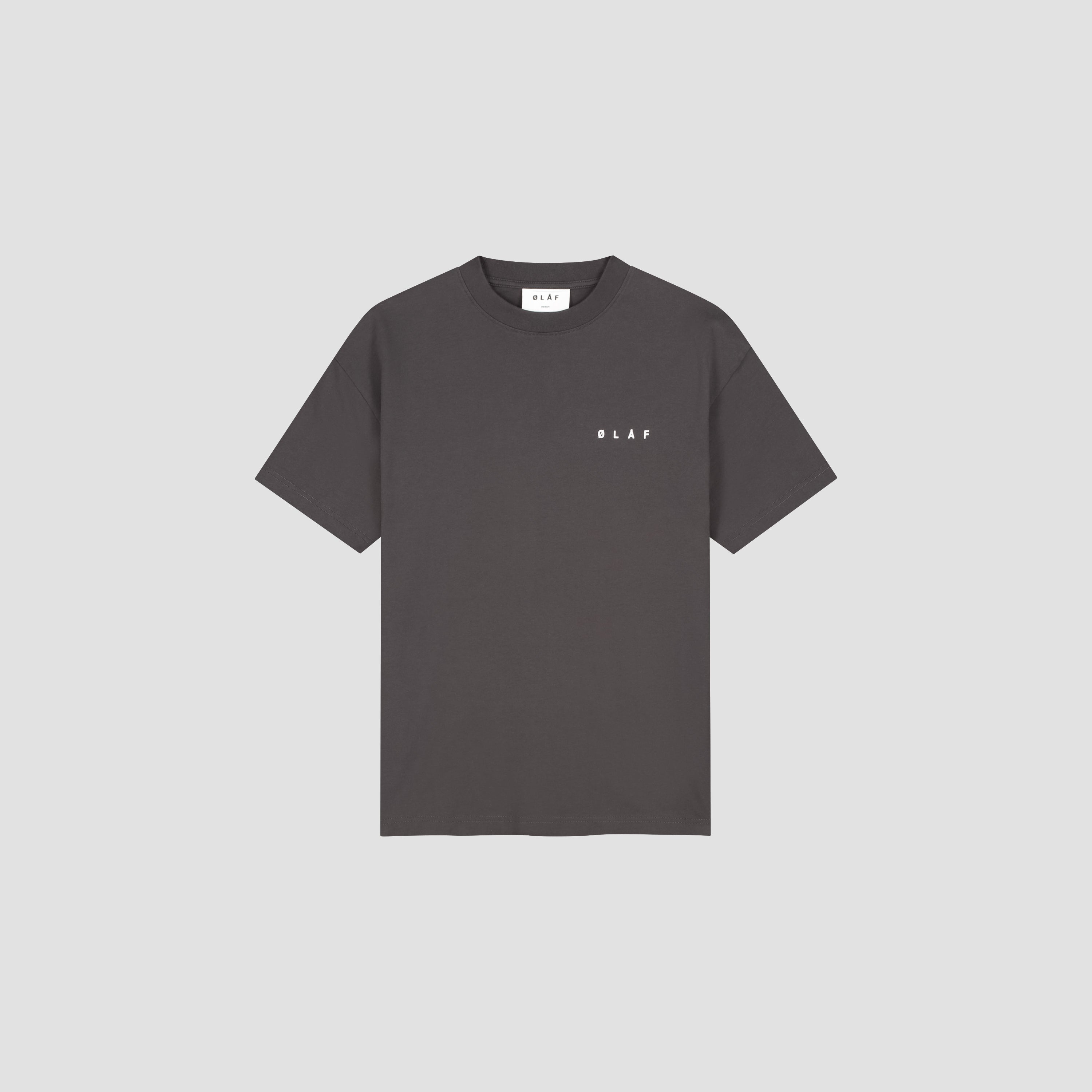 Crafted Face Tee - Charcoal