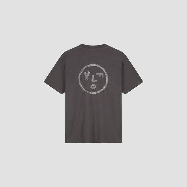 Crafted Face Tee - Charcoal