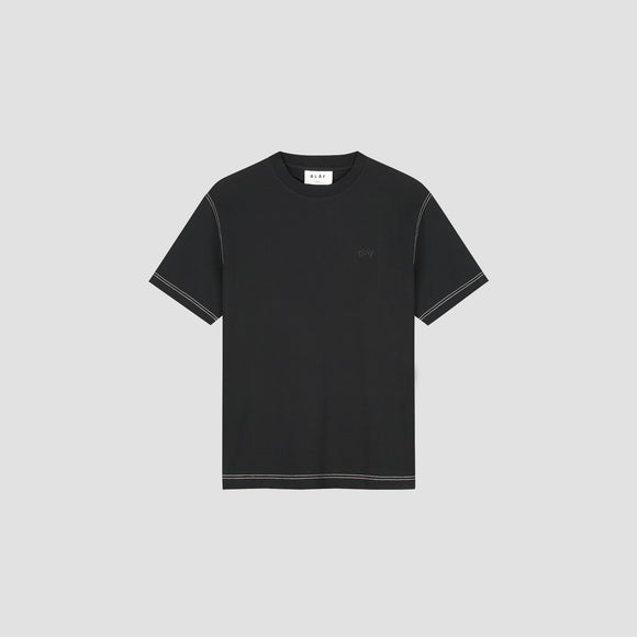 Contrast Signature Tee - Black