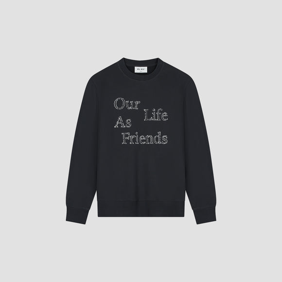 Crafted Friends Crewneck - Charcoal