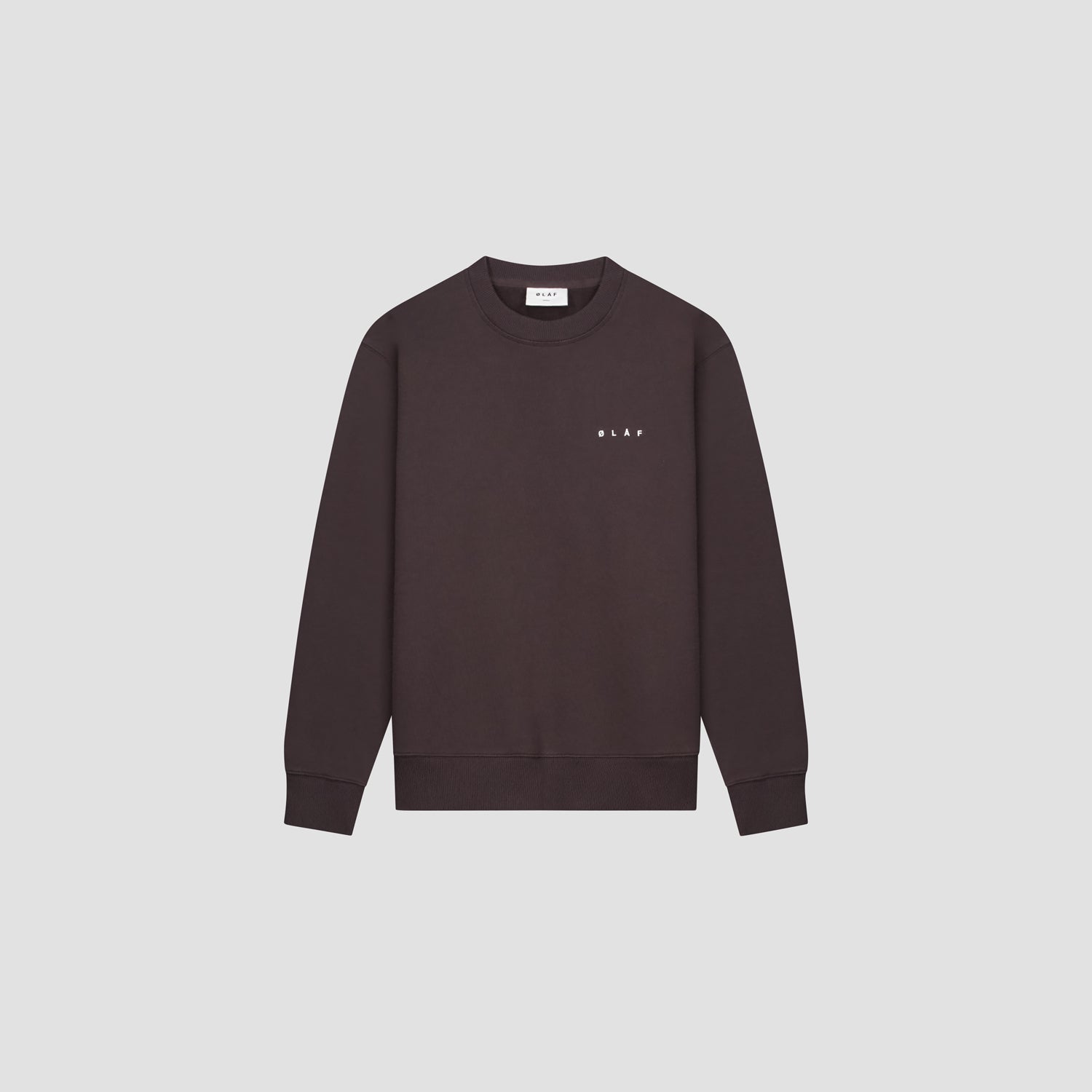 Crafted Face Crewneck - Charcoal