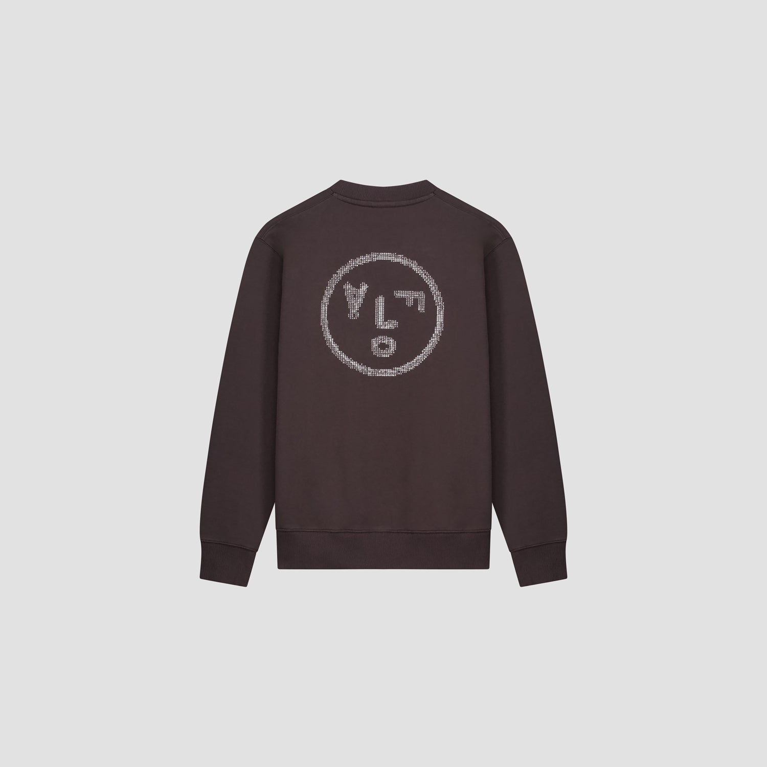 Crafted Face Crewneck - Charcoal