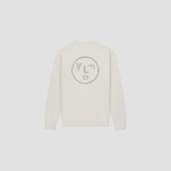 Crafted Face Crewneck - Off-White