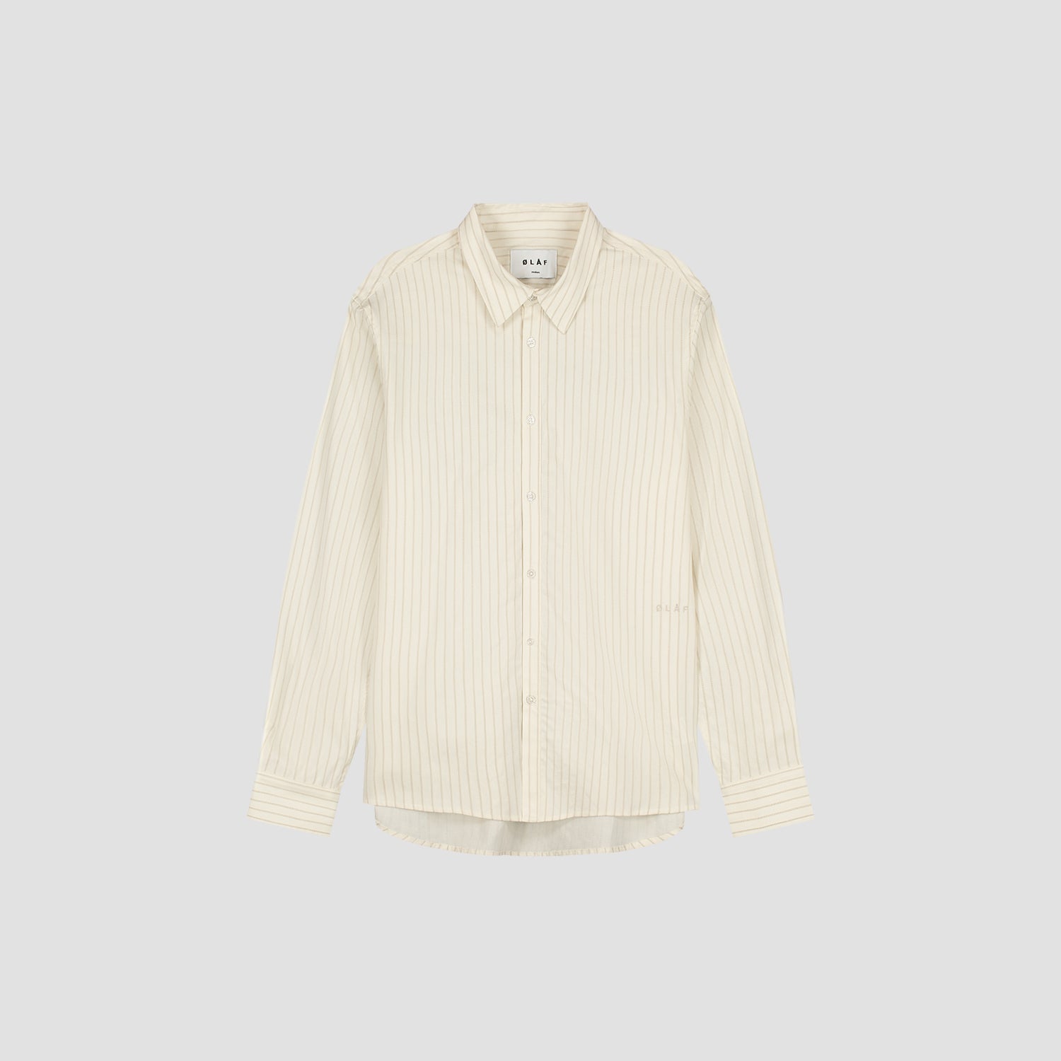 Stitched Striped Relaxed Shirt