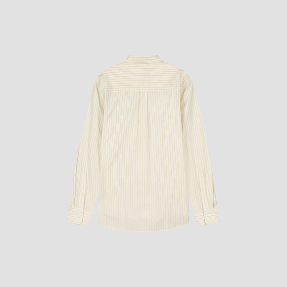 Stitched Striped Relaxed Shirt