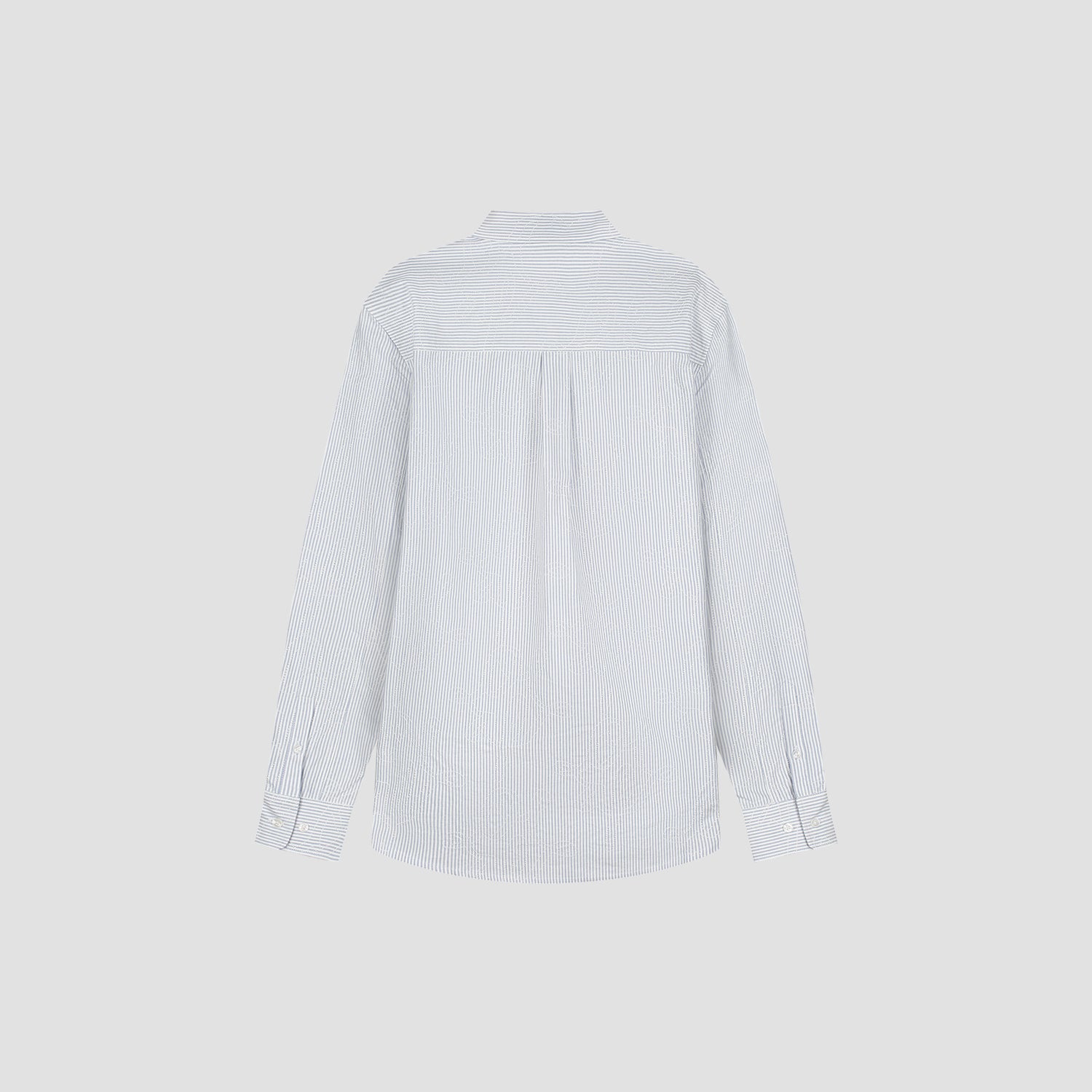 Monogram Embro Oxford Shirt - Blue Stripe