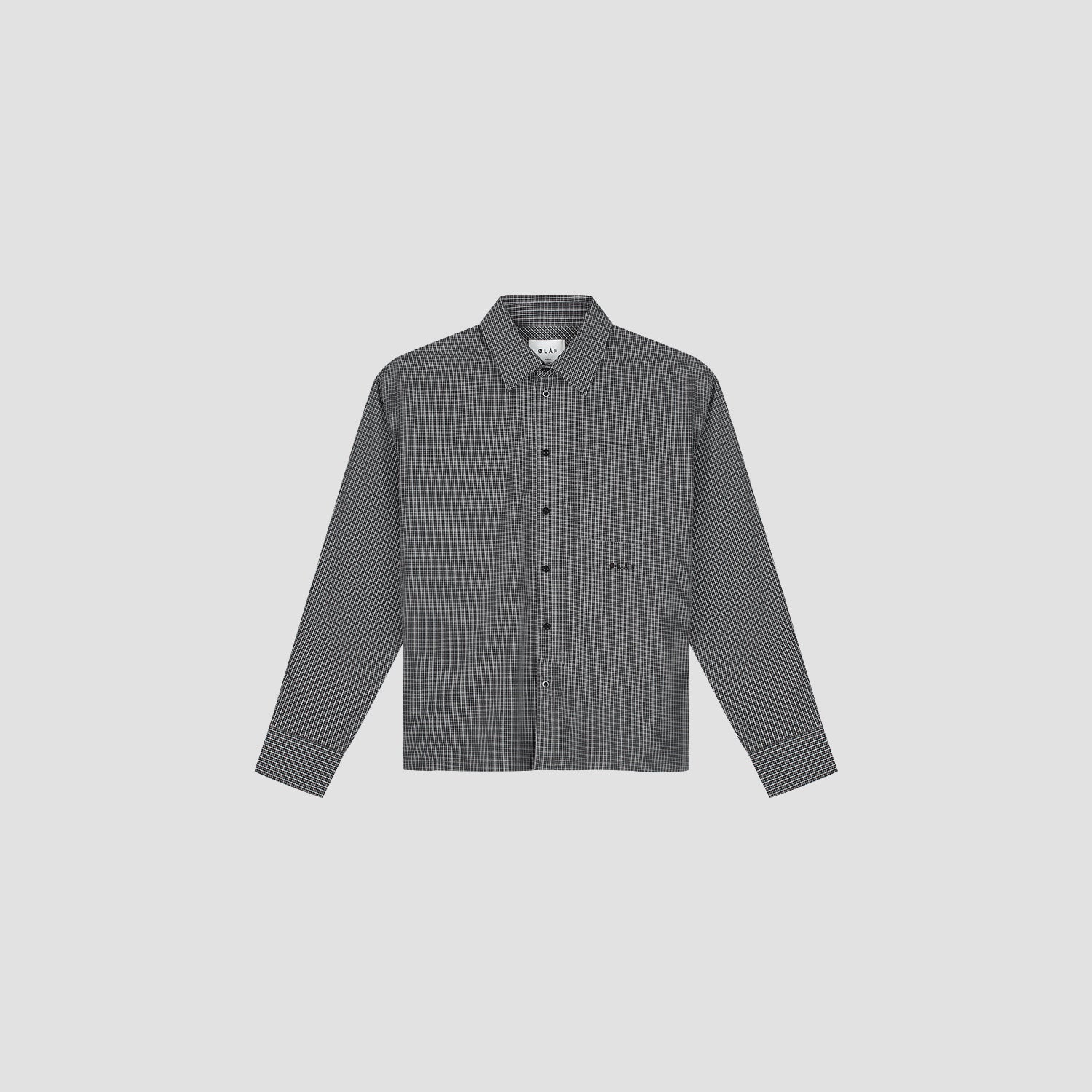 Checked Boxy Shirt - Hot Fudge