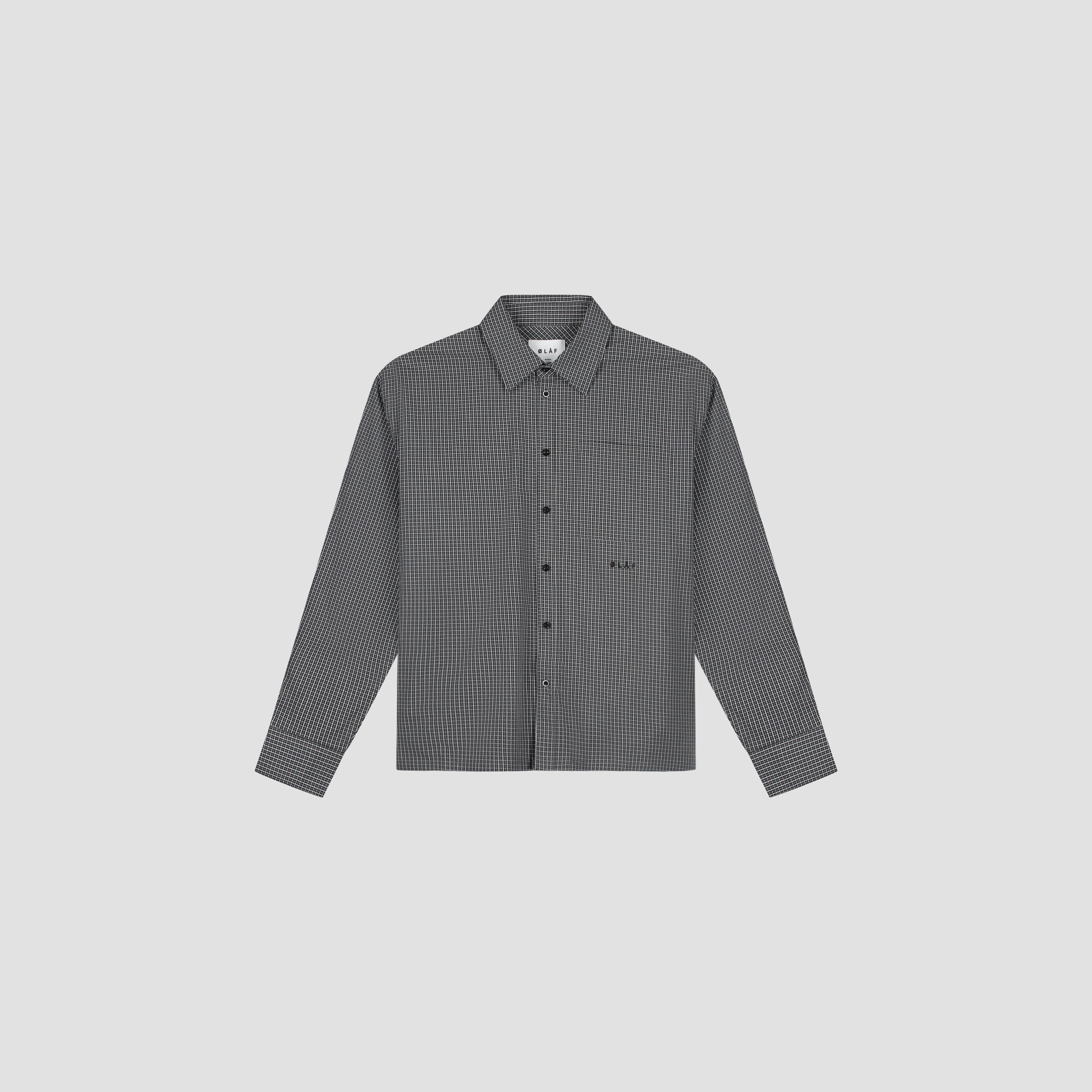 Checked Boxy Shirt - Hot Fudge