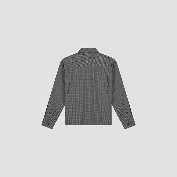 Checked Boxy Shirt - Hot Fudge