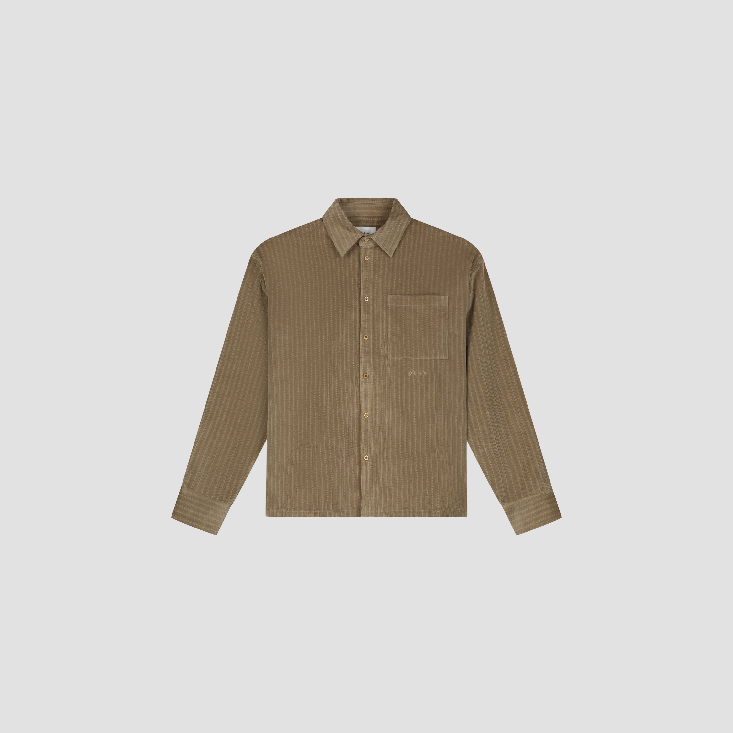 Corduroy Boxy Shirt - Foxtrot