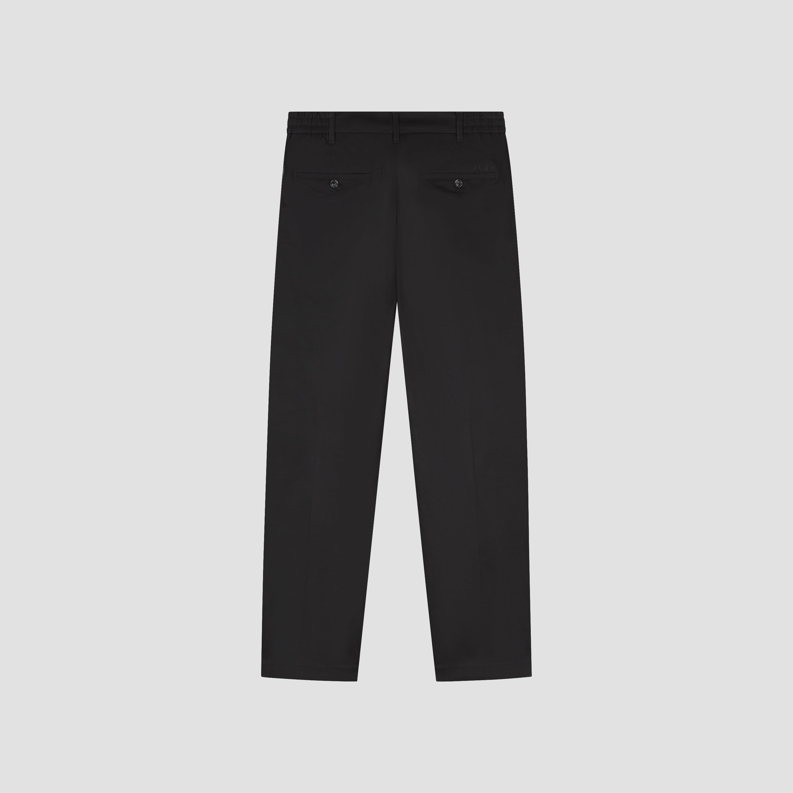 Regular Pleated Pant - Black