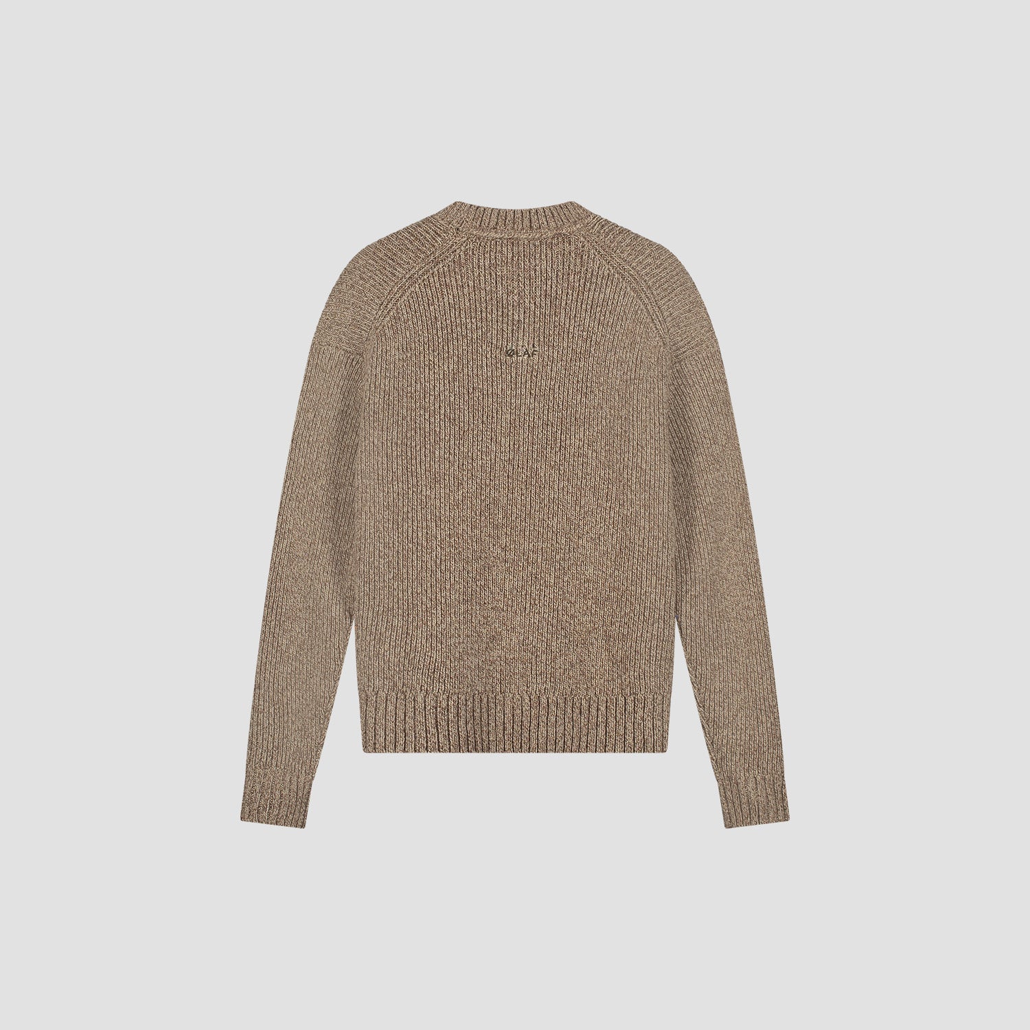 Essential Melange Knitted Crewneck - Foxtrot