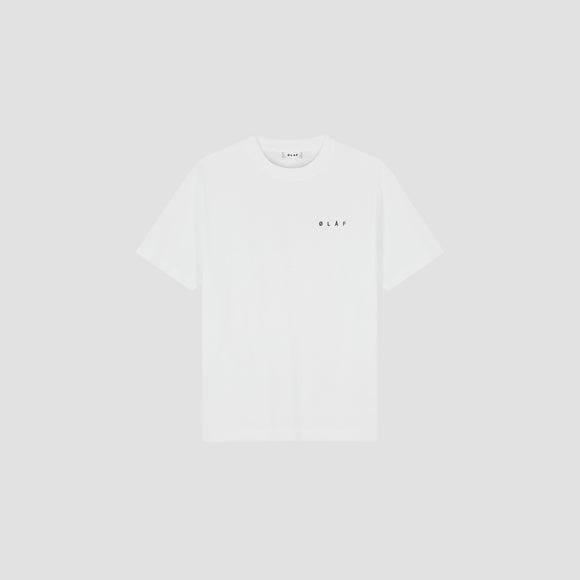 Taped Easel SS Tee - Optical White