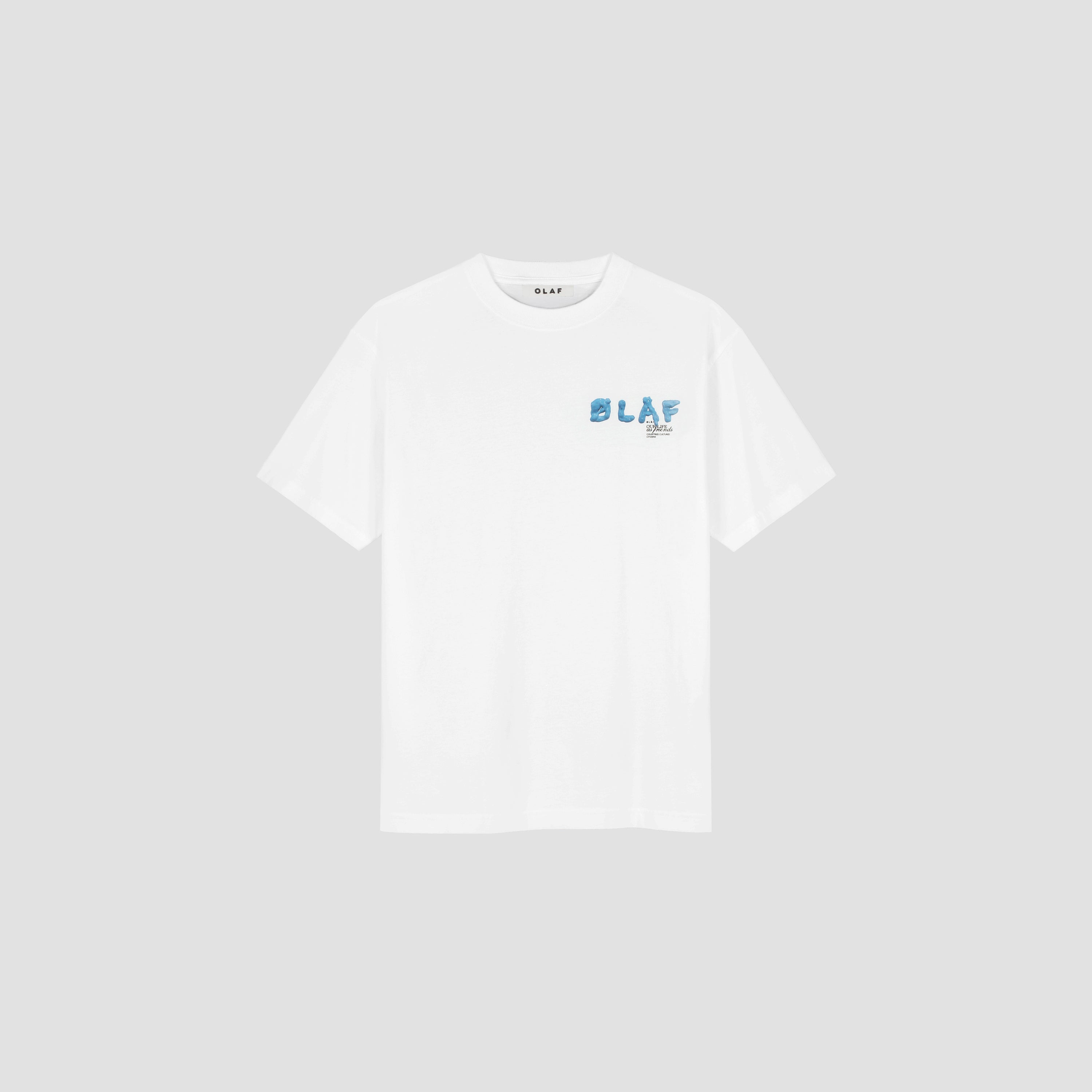 Paint Olaf Tee - Optical White
