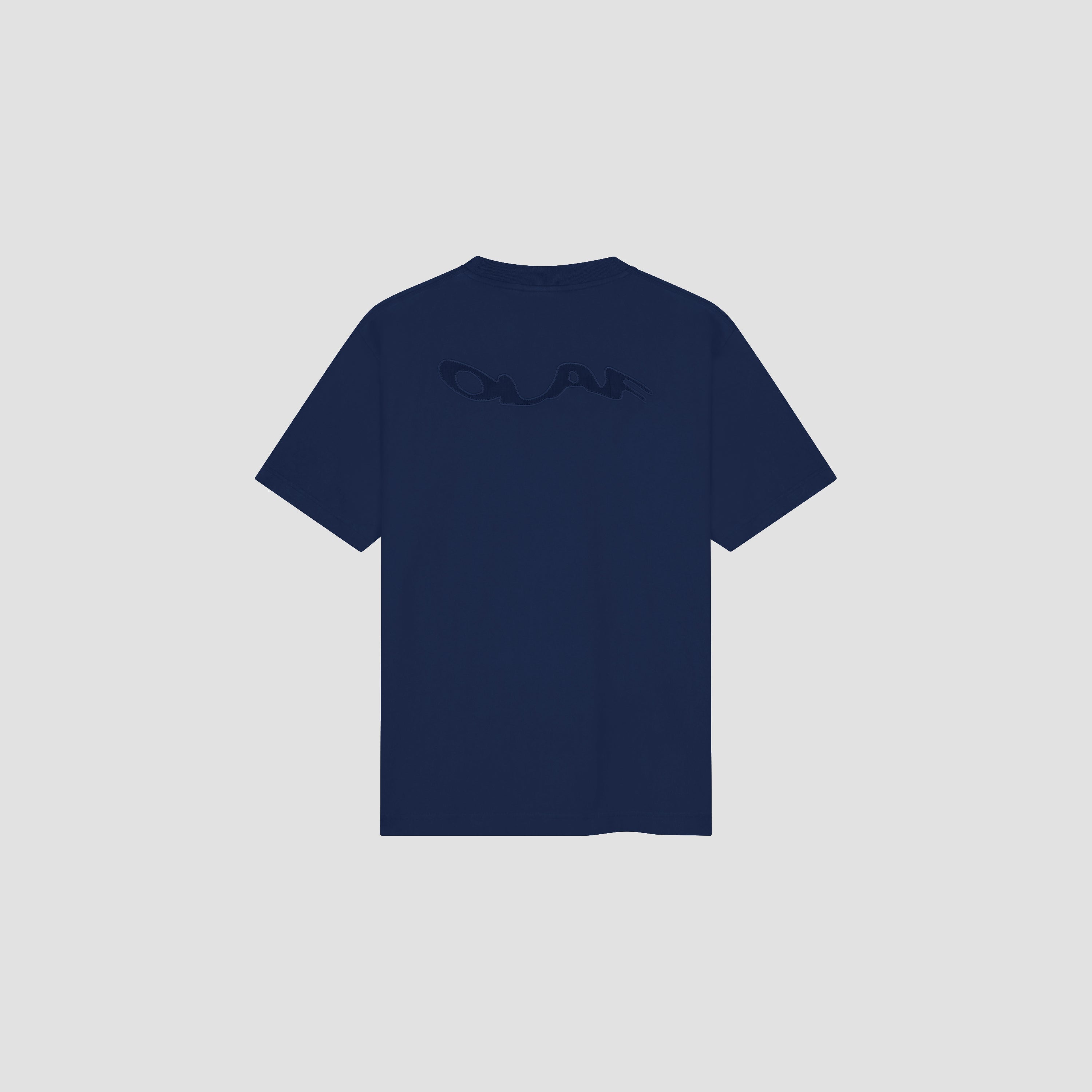 Ripstop Applique Relaxed Tee - Navy