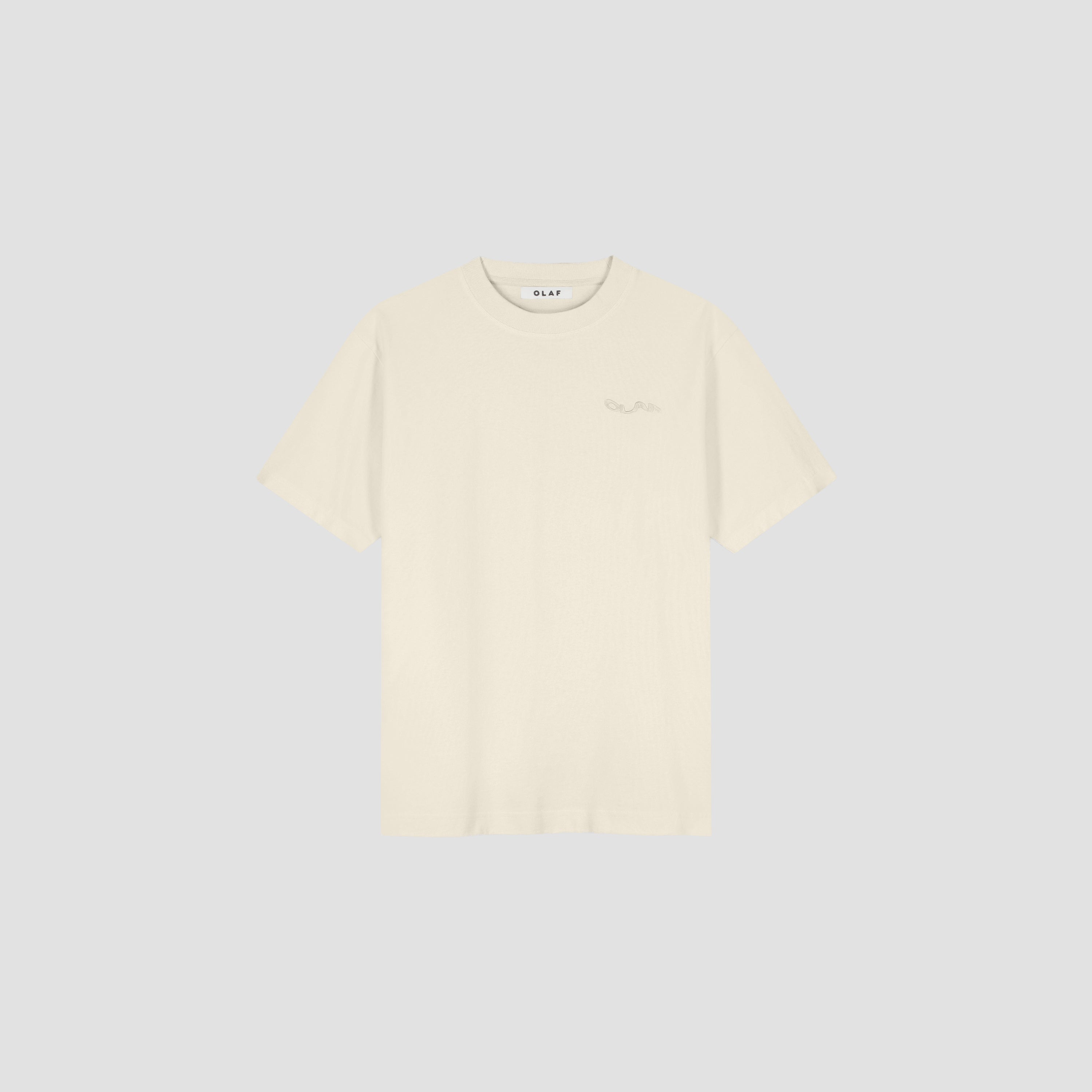 Ripstop Applique Relaxed Tee - Off White
