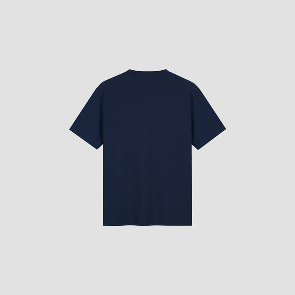 Script Friends Boxy Tee - Navy