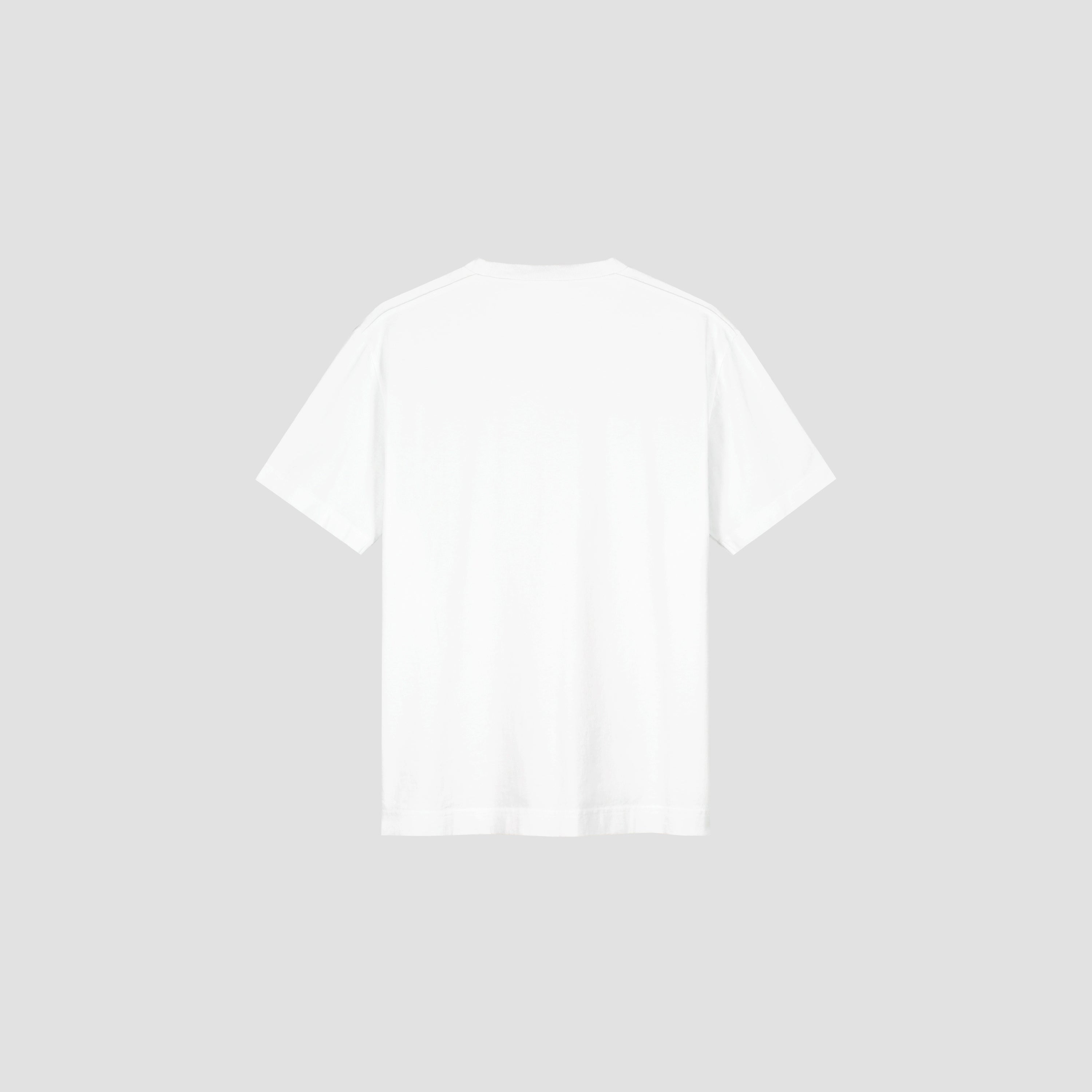 Script Friends Boxy Tee - Optical White