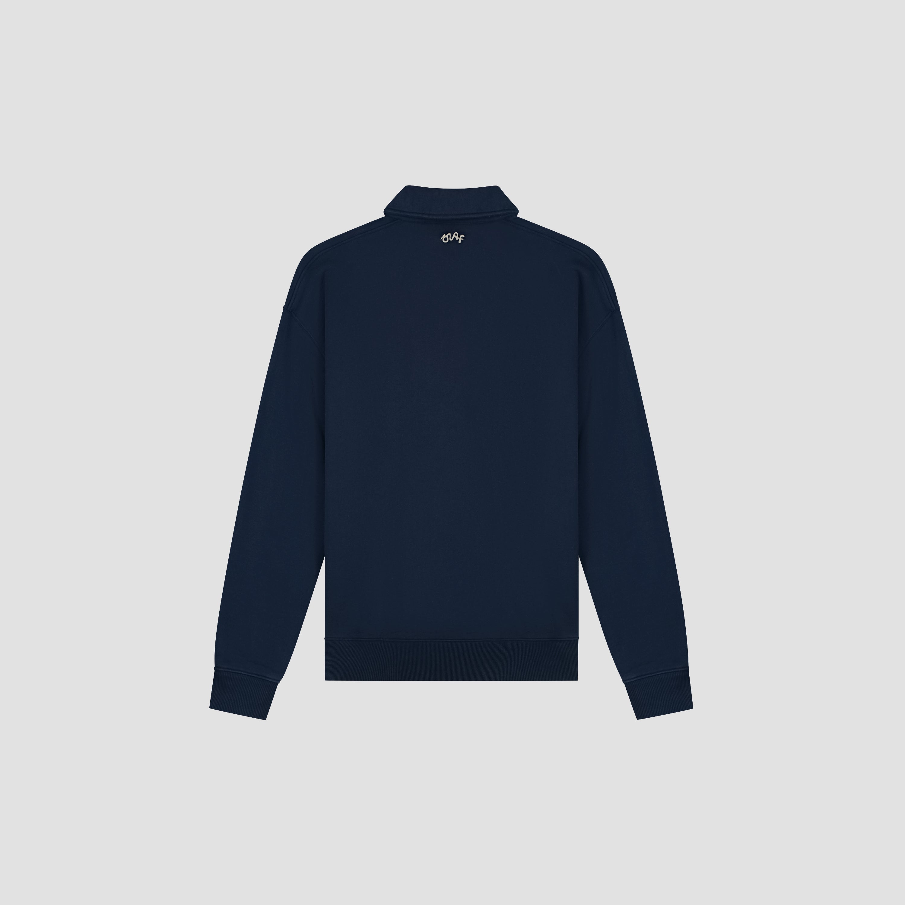 Script Friends Oversized Polo - Navy