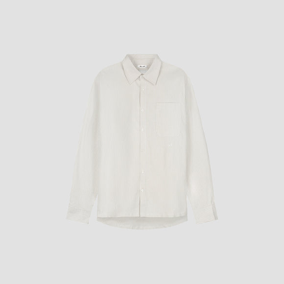 Oversized Stripe Oxford Shirt - Treehouse