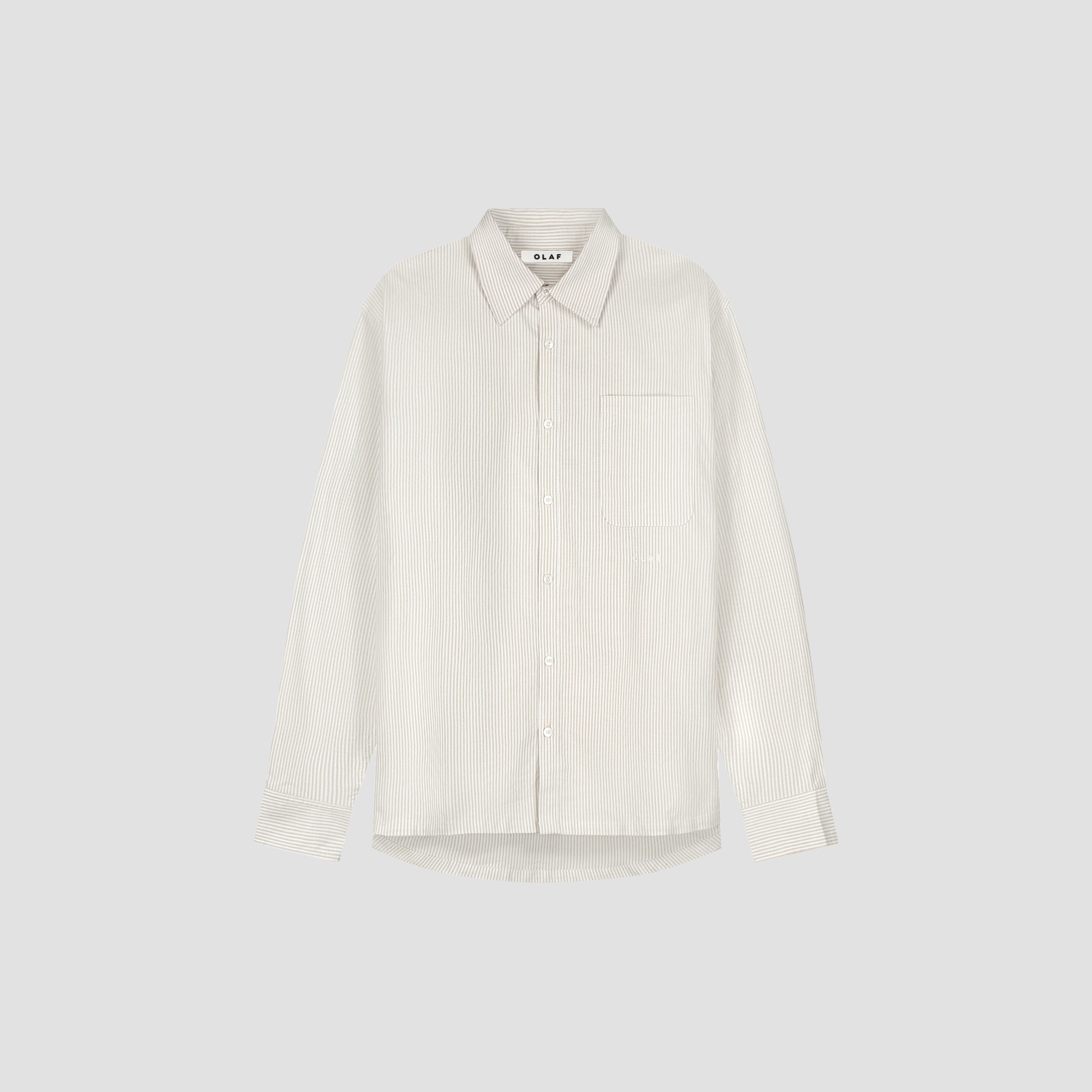 Oversized Stripe Oxford Shirt - Treehouse