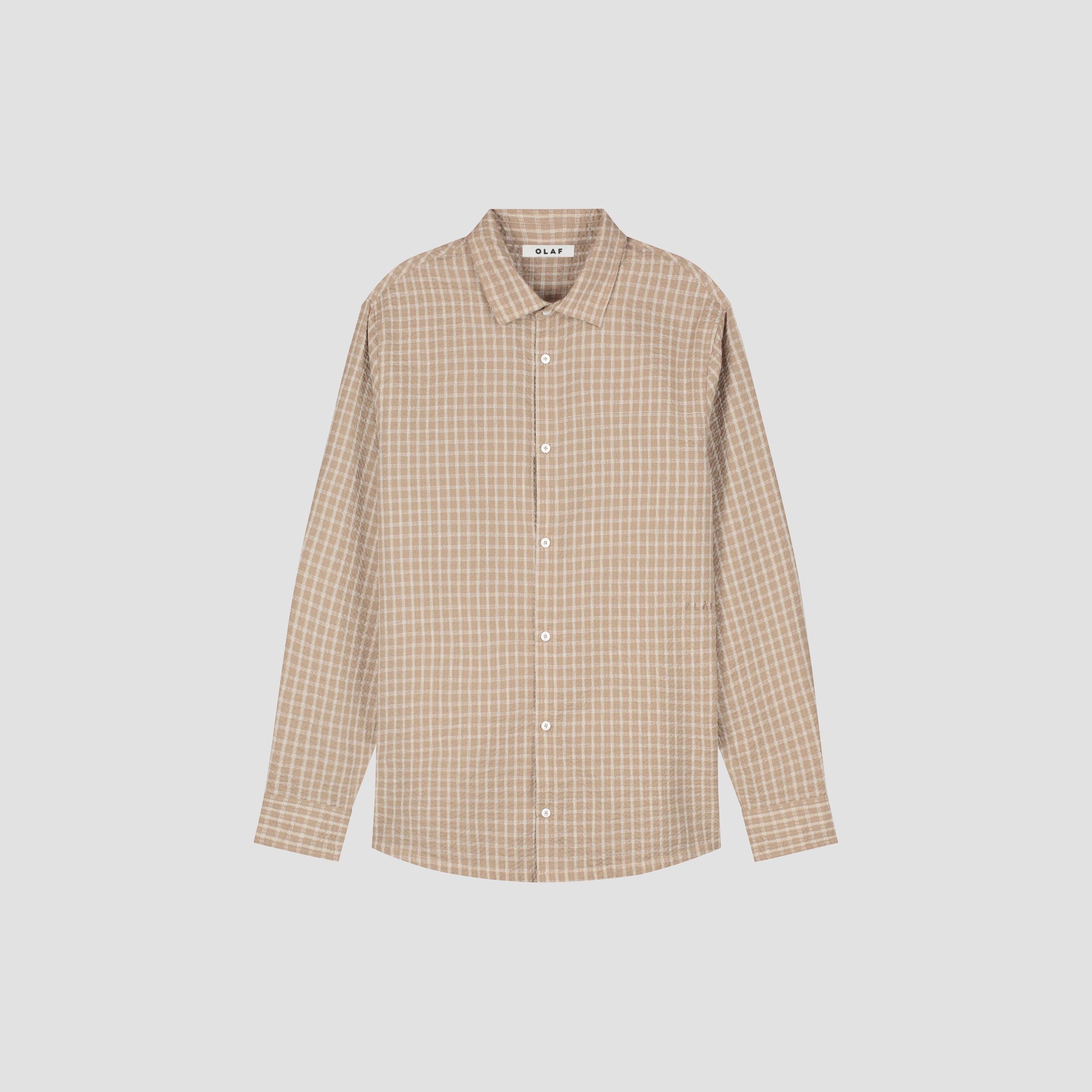 Checked Seersucker LS Shirt - Treehouse