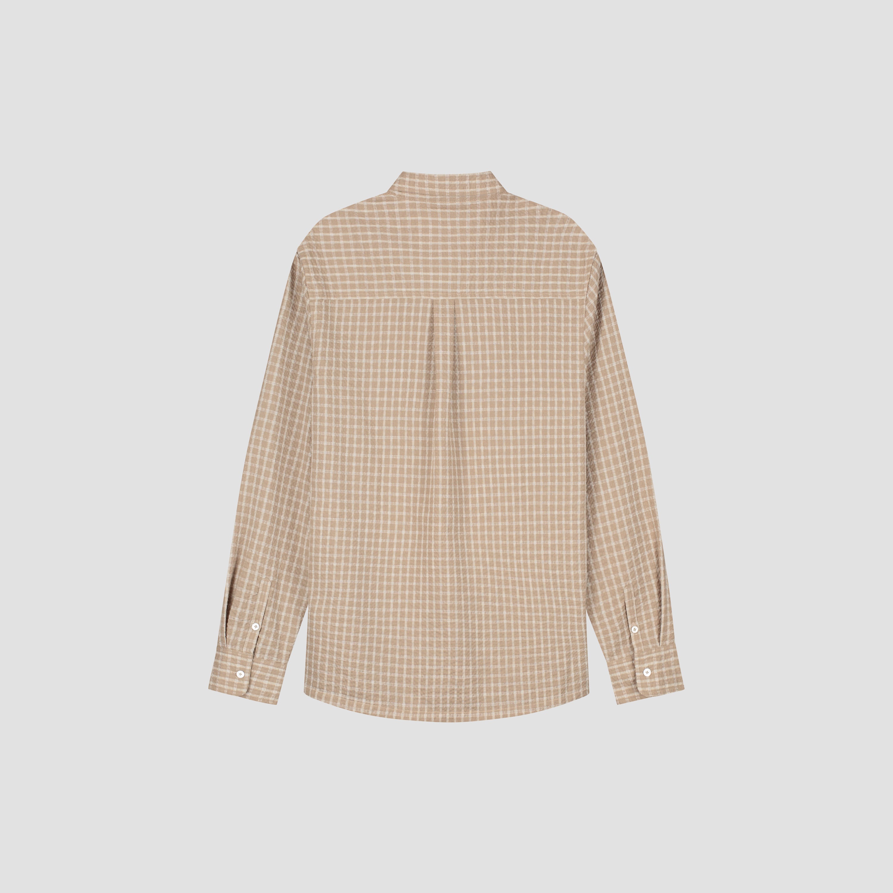 Checked Seersucker LS Shirt - Treehouse