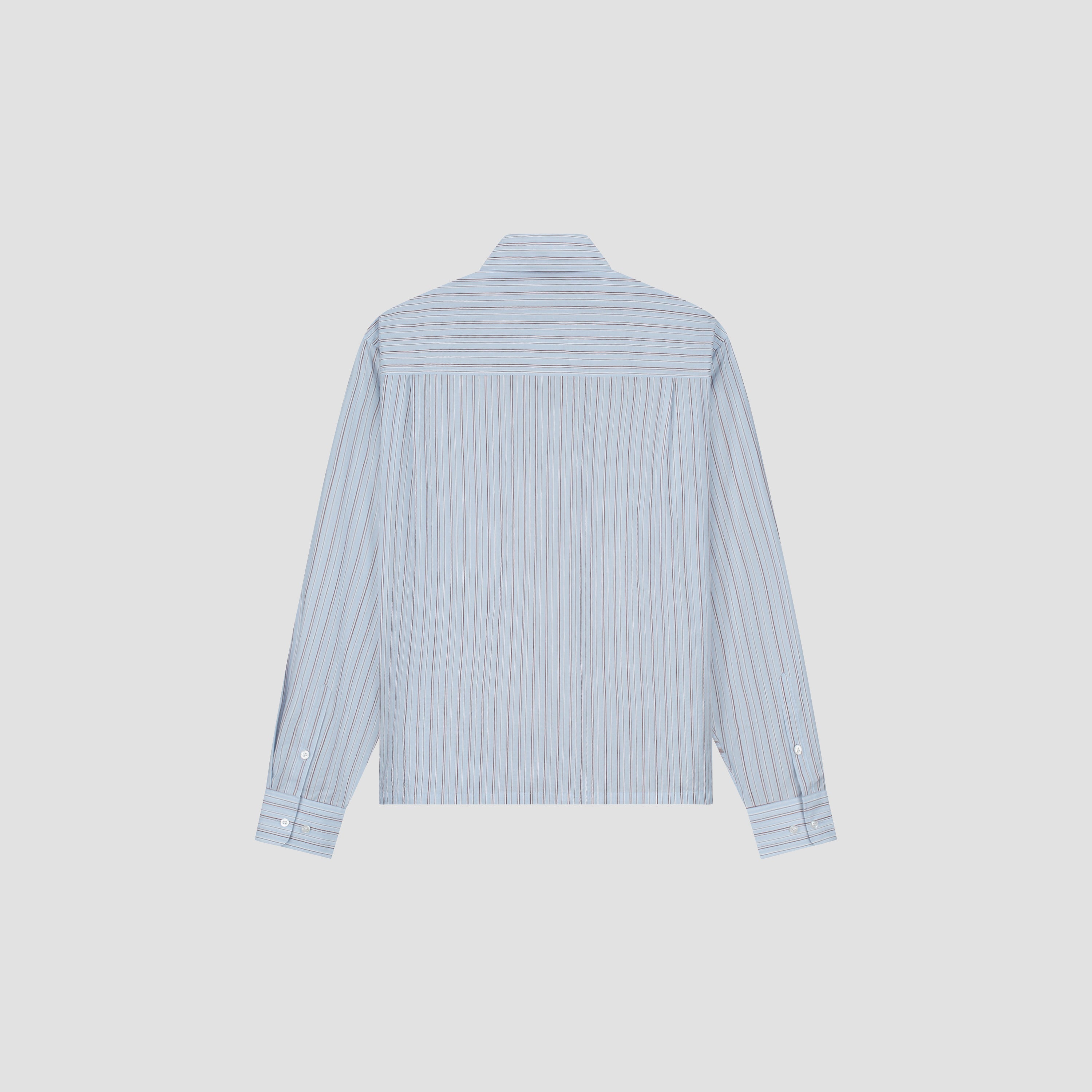 Brushstroke Logo Stripe LS Shirt - Twilight Mauve/Open Air