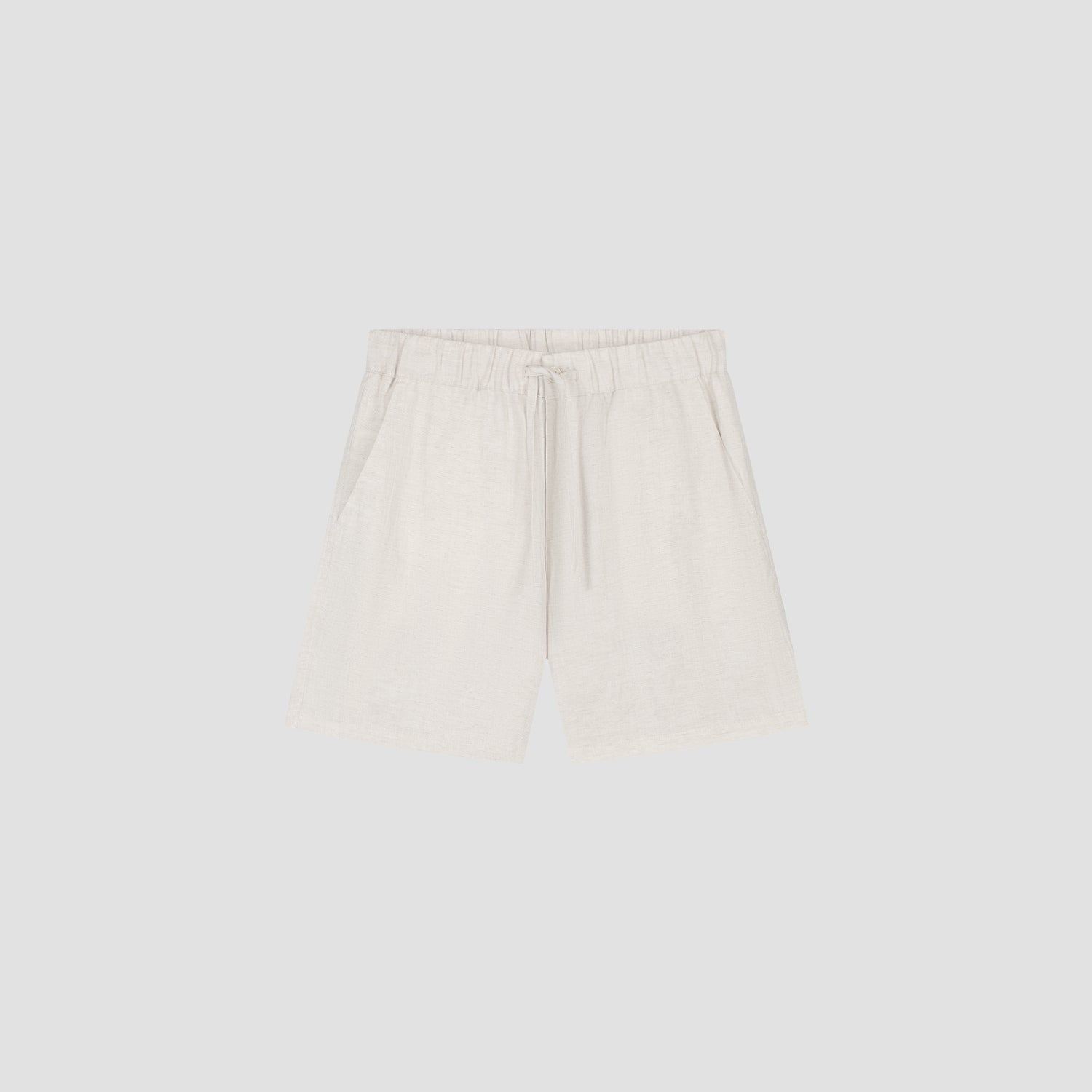 Linen Blend Short - Off White