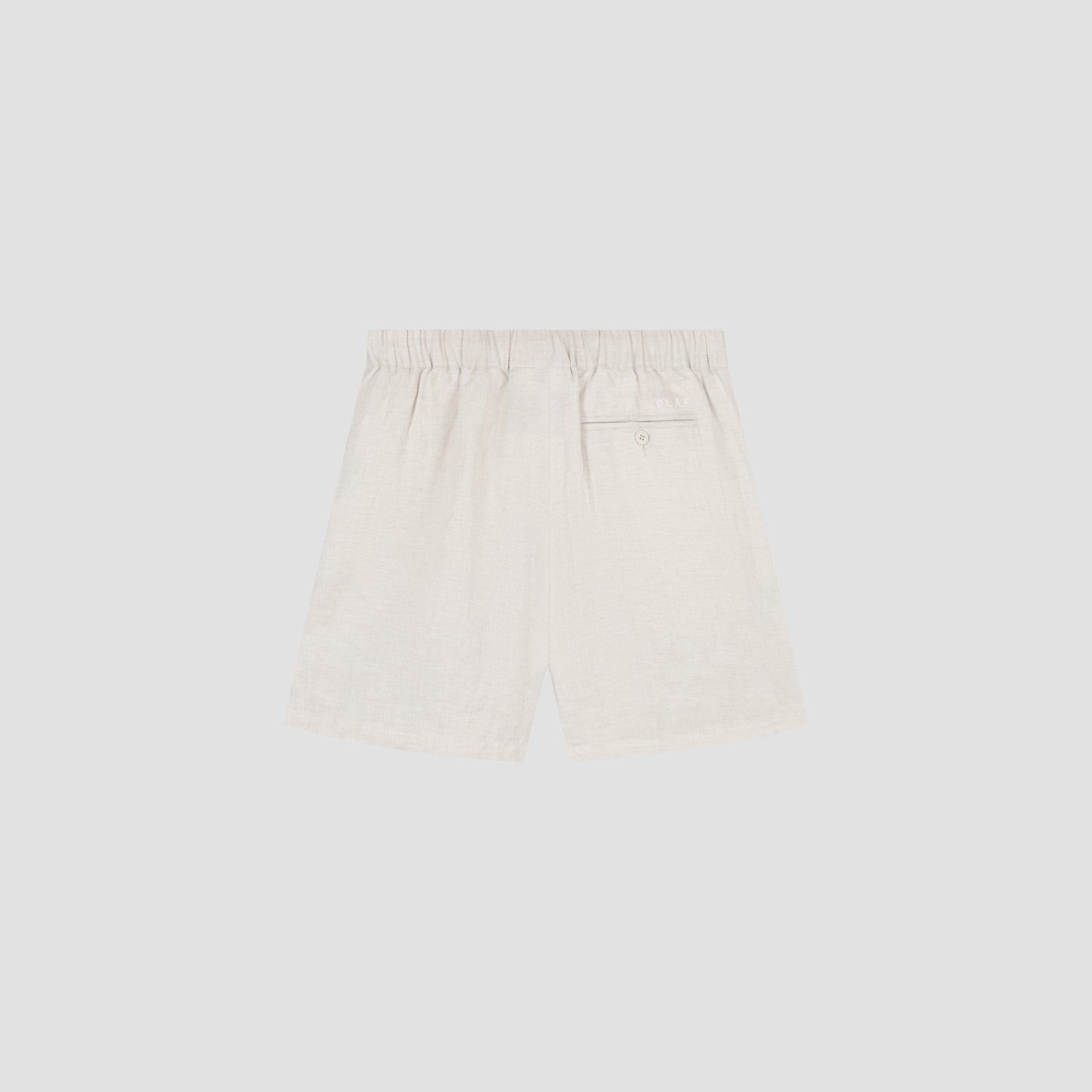 Linen Blend Short - Off White