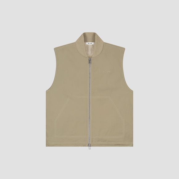 Zip Up Workwear Gilet - Treehouse