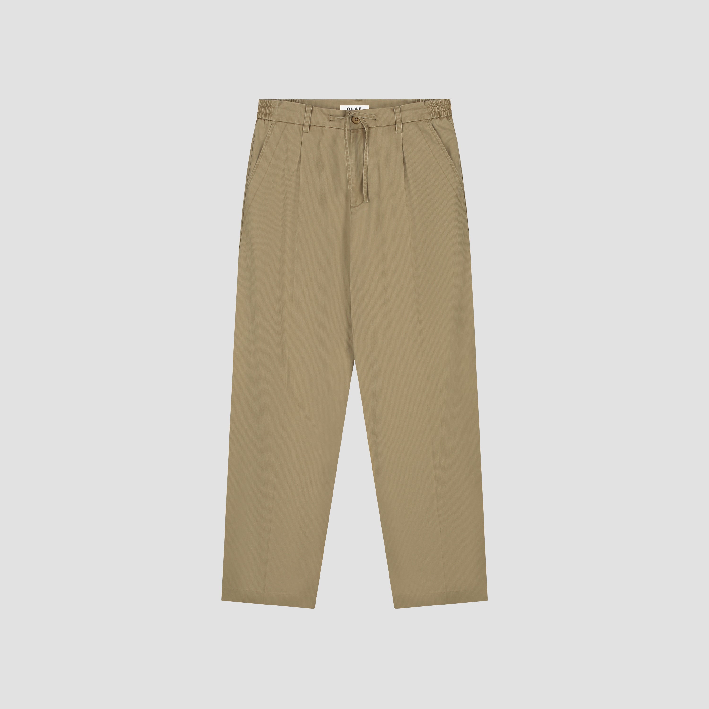 Herringbone Pleated Pants - Tree House