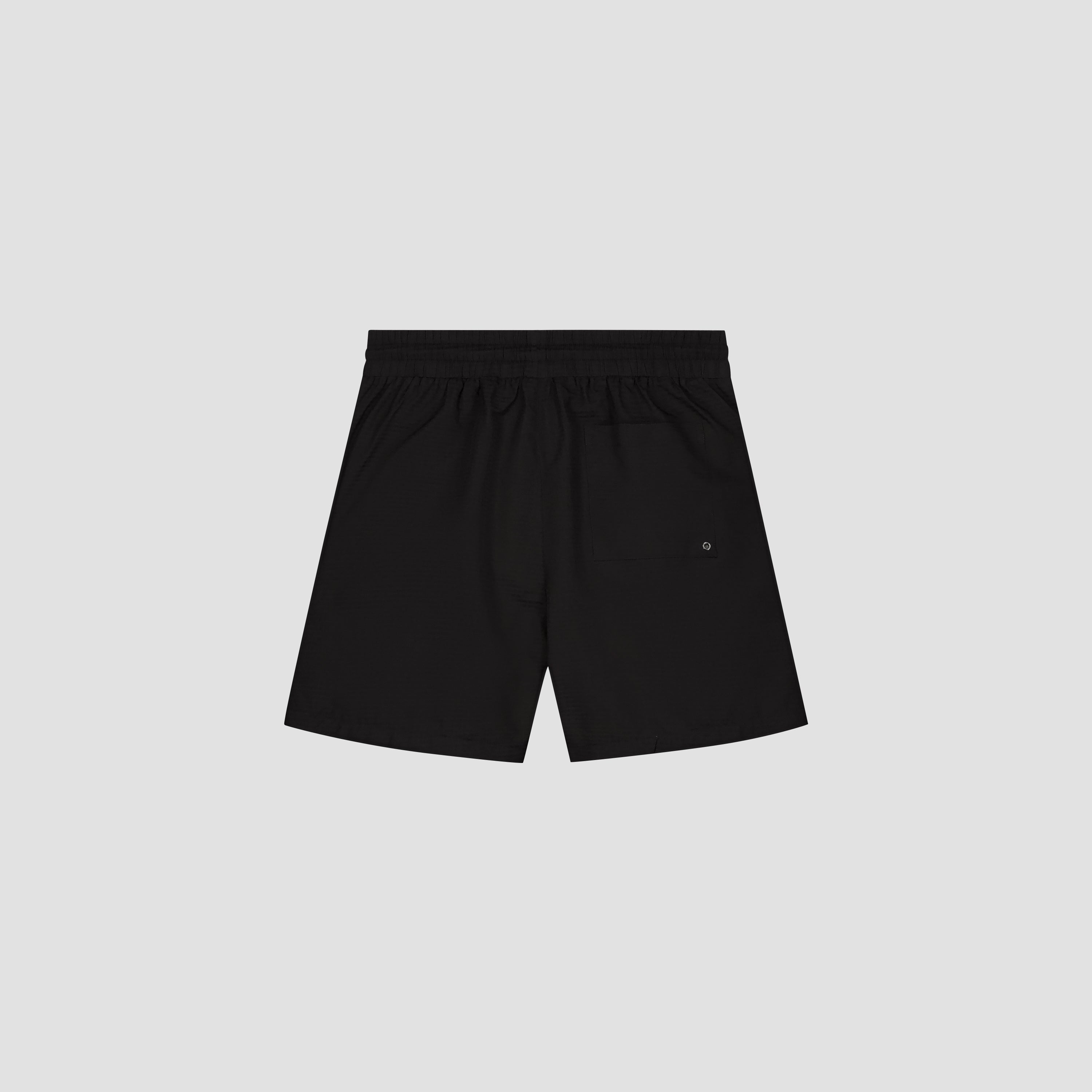 Texture Regular Swim Shorts - Black