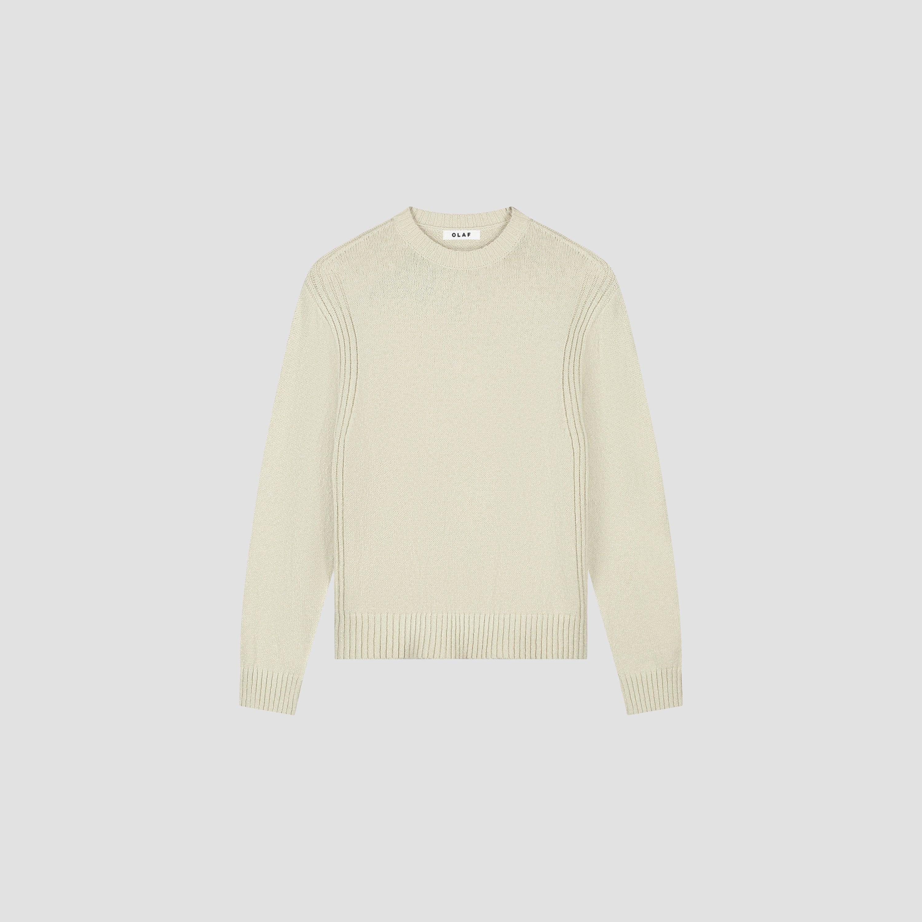 Essential Knitted Crewneck - Off-White