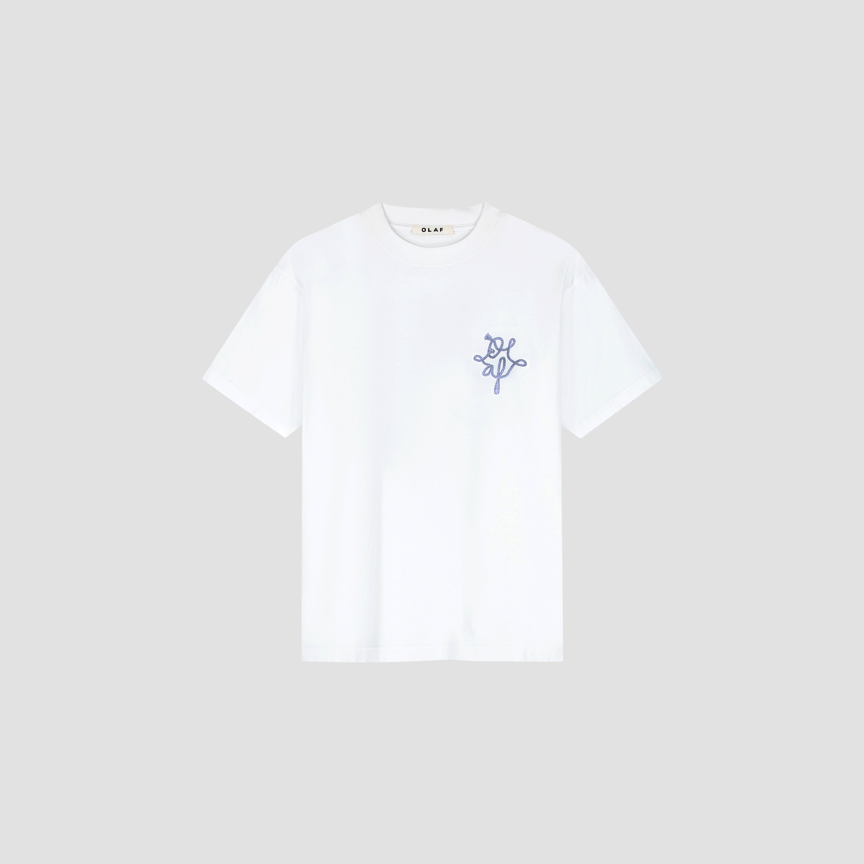 Lasso Monogram Tee - Optical White