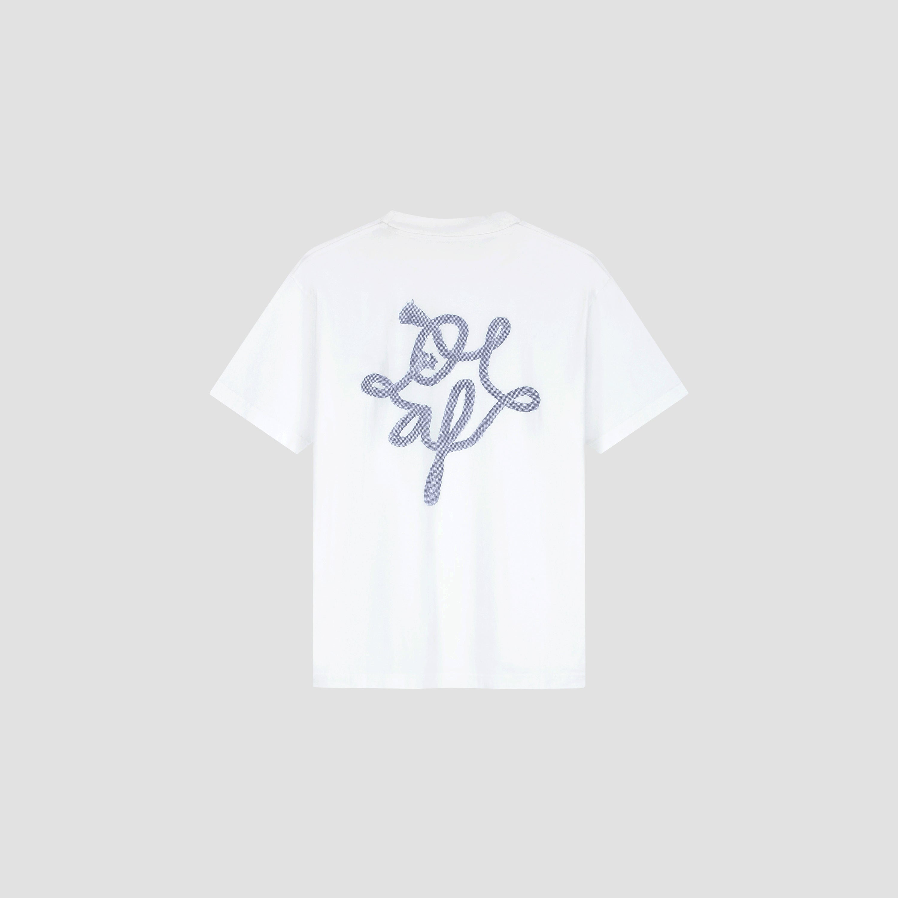 Lasso Monogram Tee - Optical White