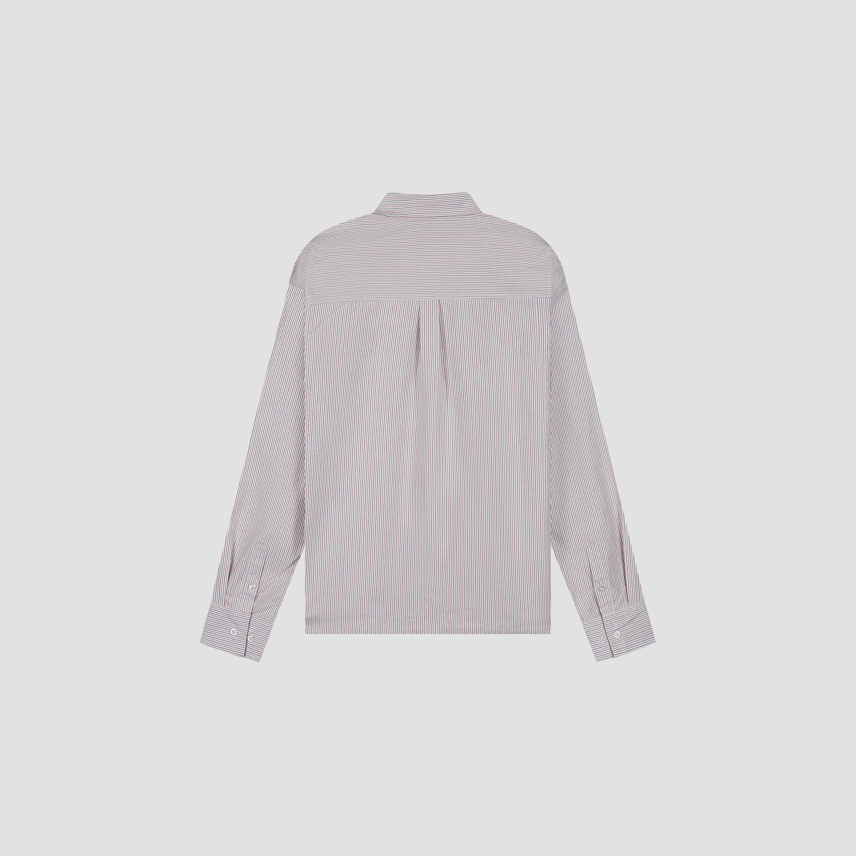 Oxford Relaxed Shirt - White/Adrenal Rush