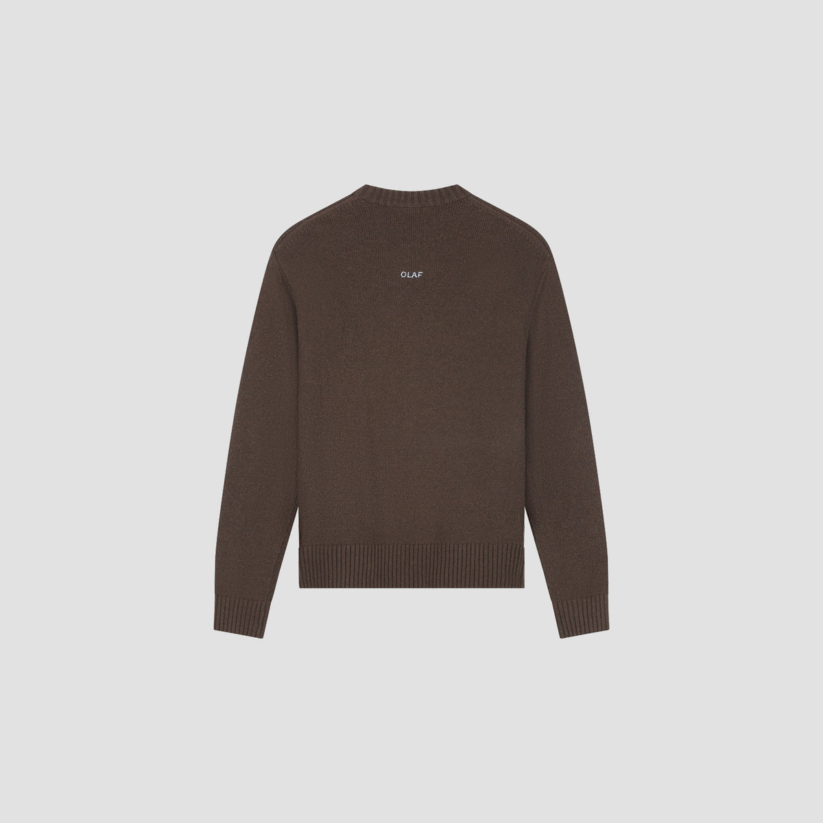 Essential Knitted Crewneck - Chocolate Plum