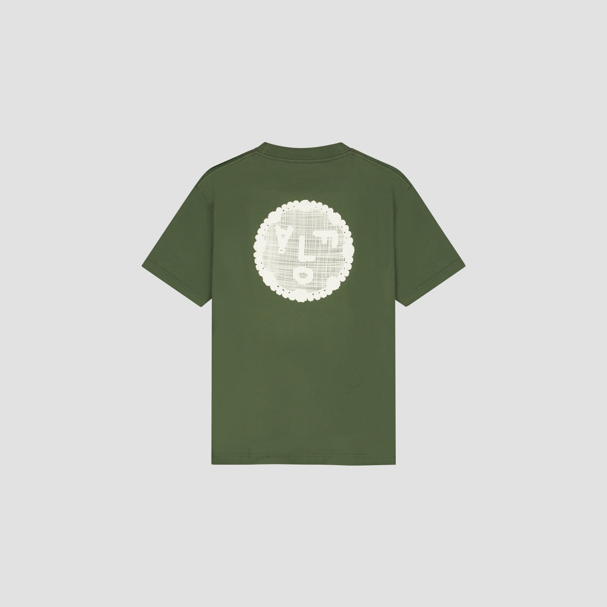 DOILY FACE TEE | KOMBU GREEN