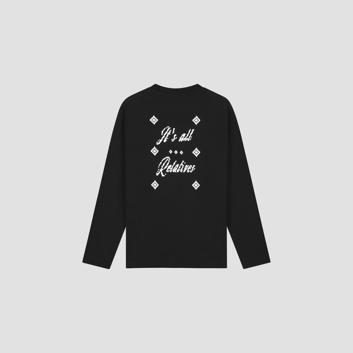 IT'S ALL RELATIVES LS TEE | BLACK