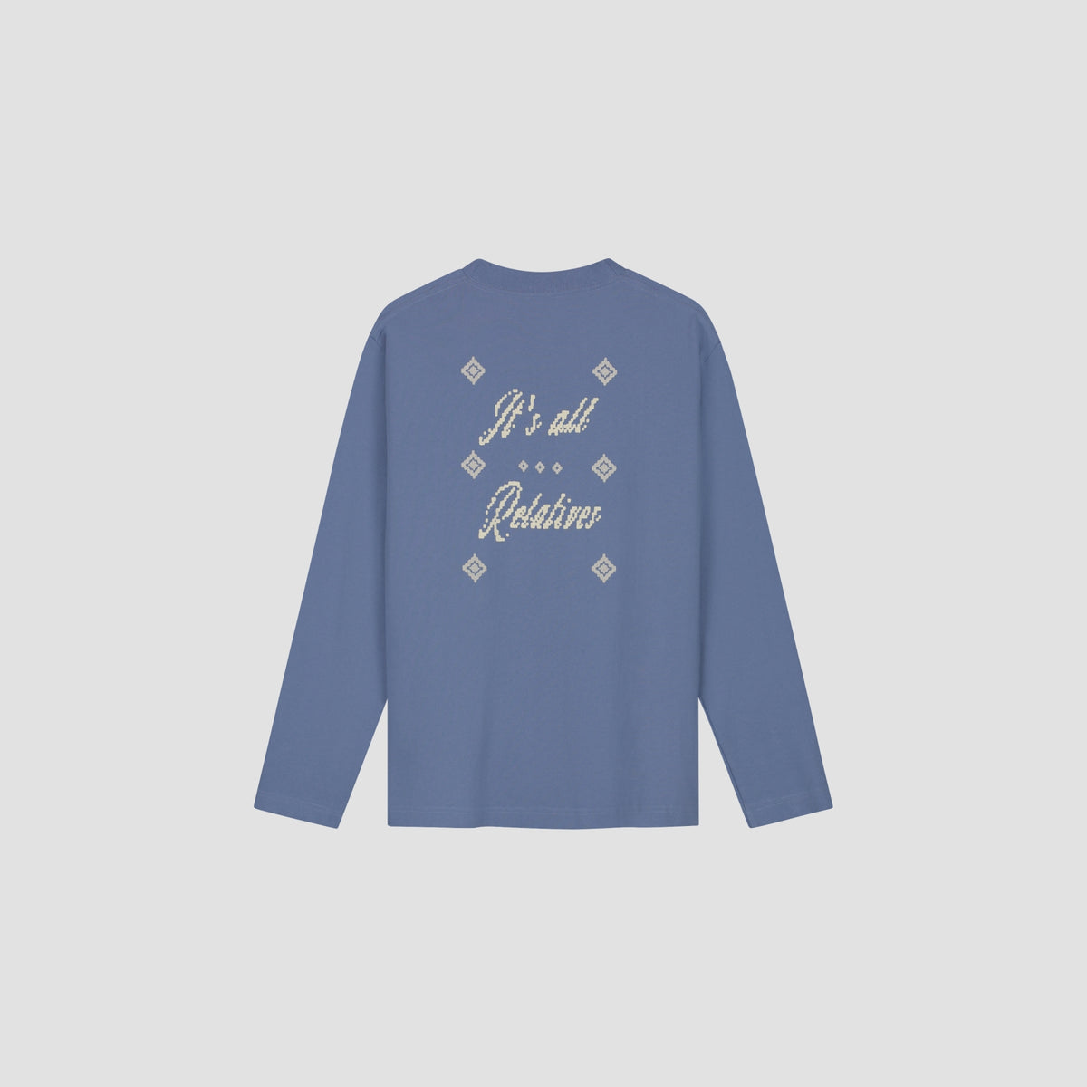 IT'S ALL RELATIVES LS TEE | DUSTY BLUE