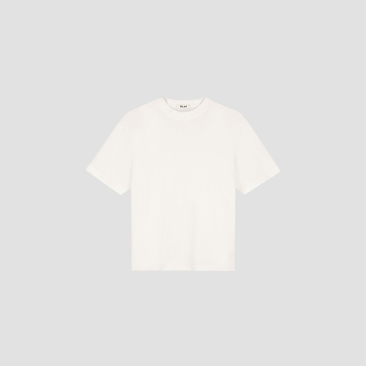 RIBBED TEE | OPTICAL WHITE