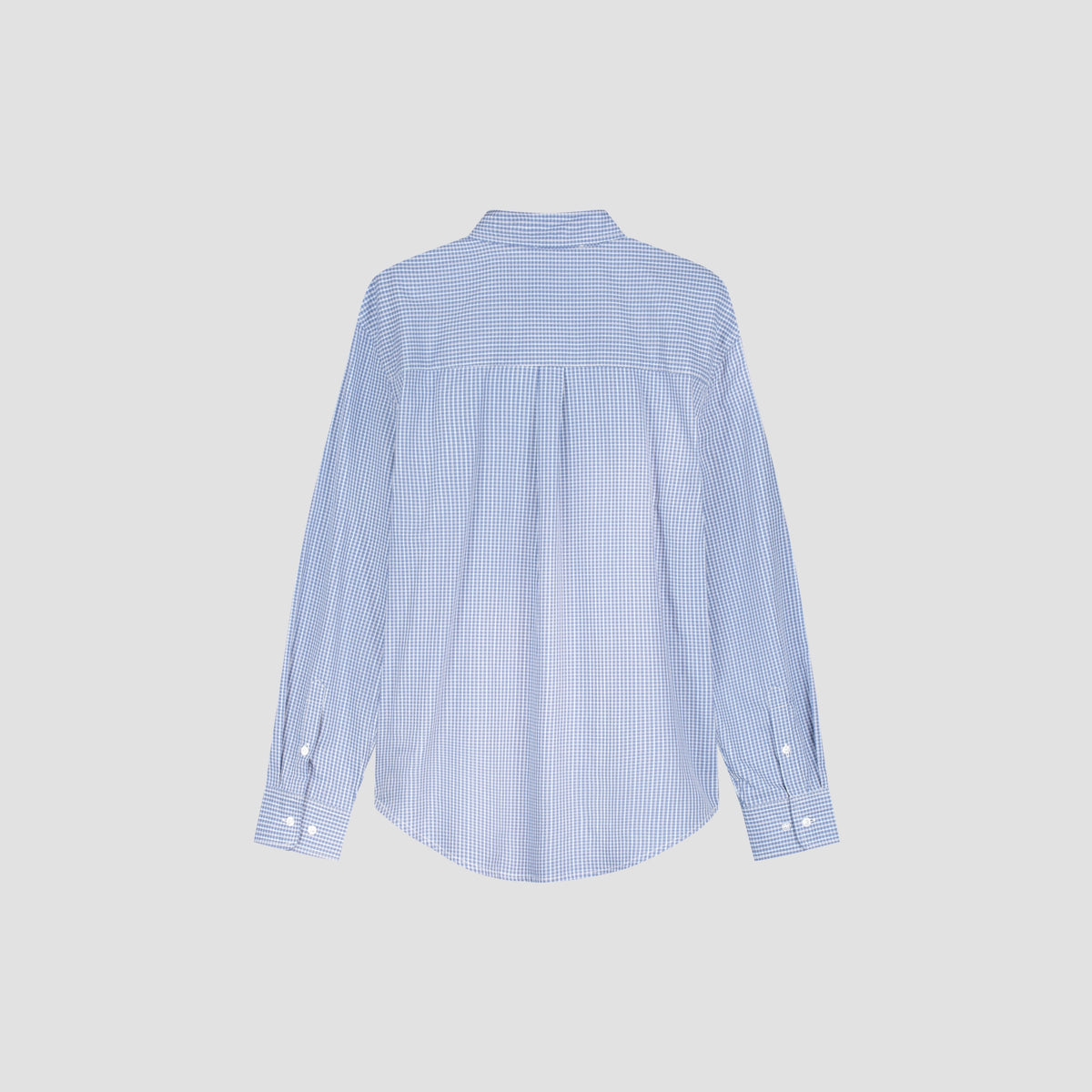 RELAXED CHECKED SHIRT | BLUE CHECK